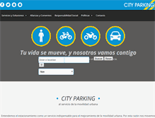 Tablet Screenshot of city-parking.com
